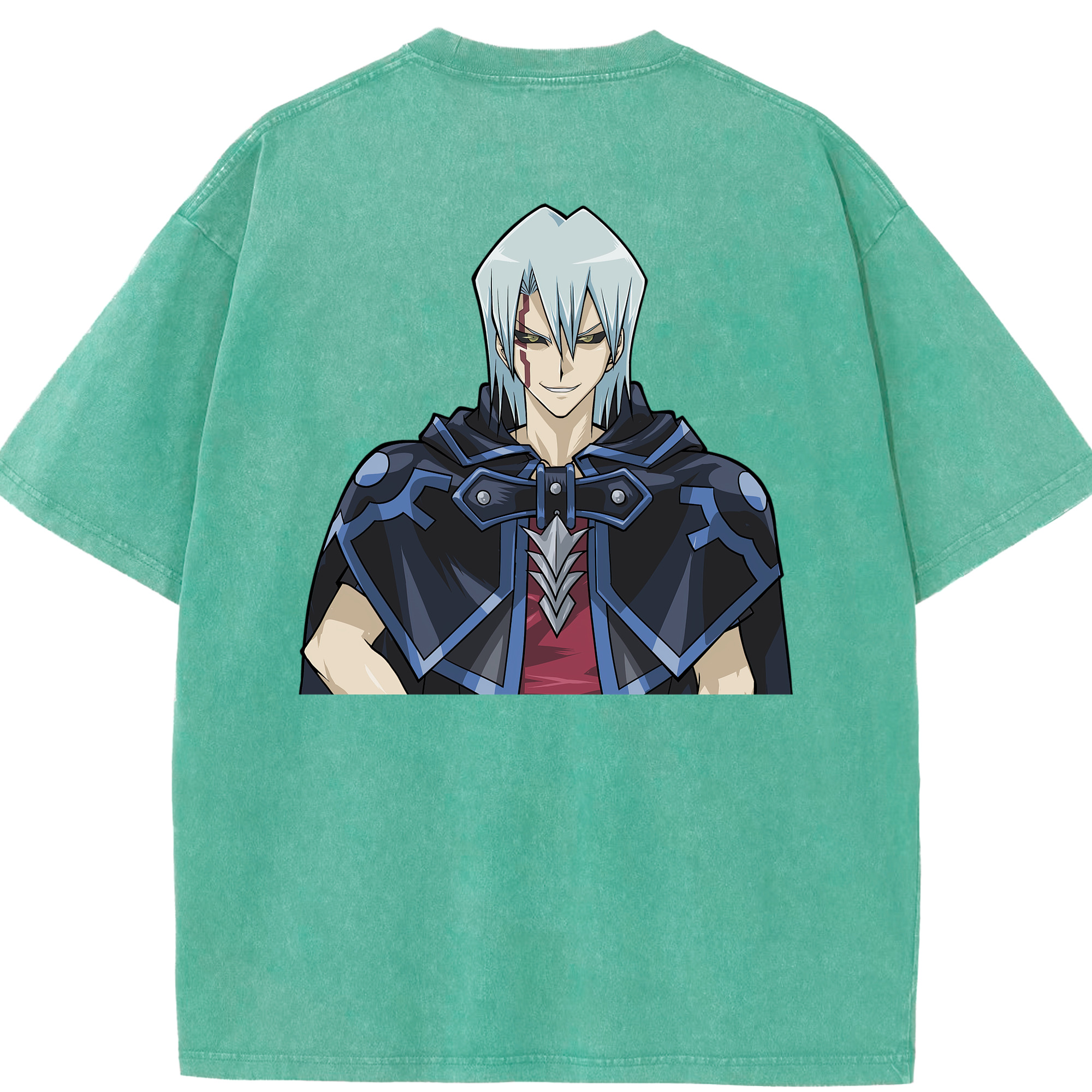 （画像用） 遊☆戯☆王 Yu-Gi-Oh! 綿100% ヴィンテージ風 半袖Tシャツ（背面プリント）